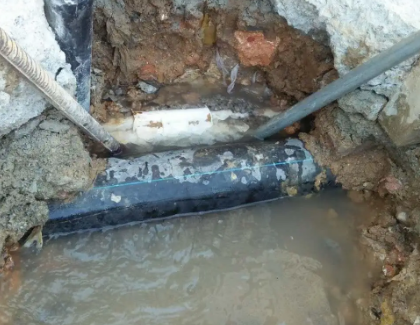 夷陵测漏水之水管漏水